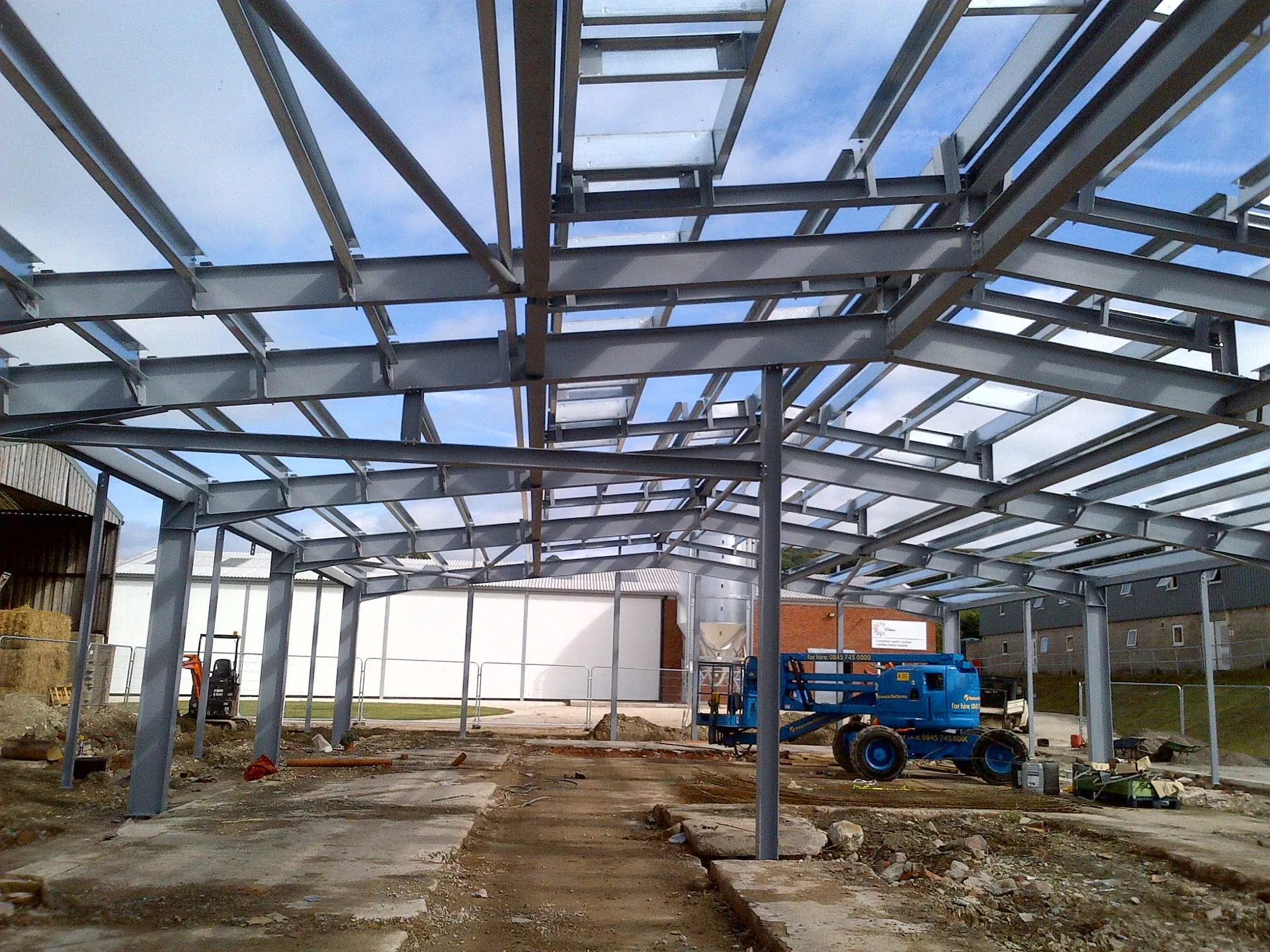 Steel frame construction